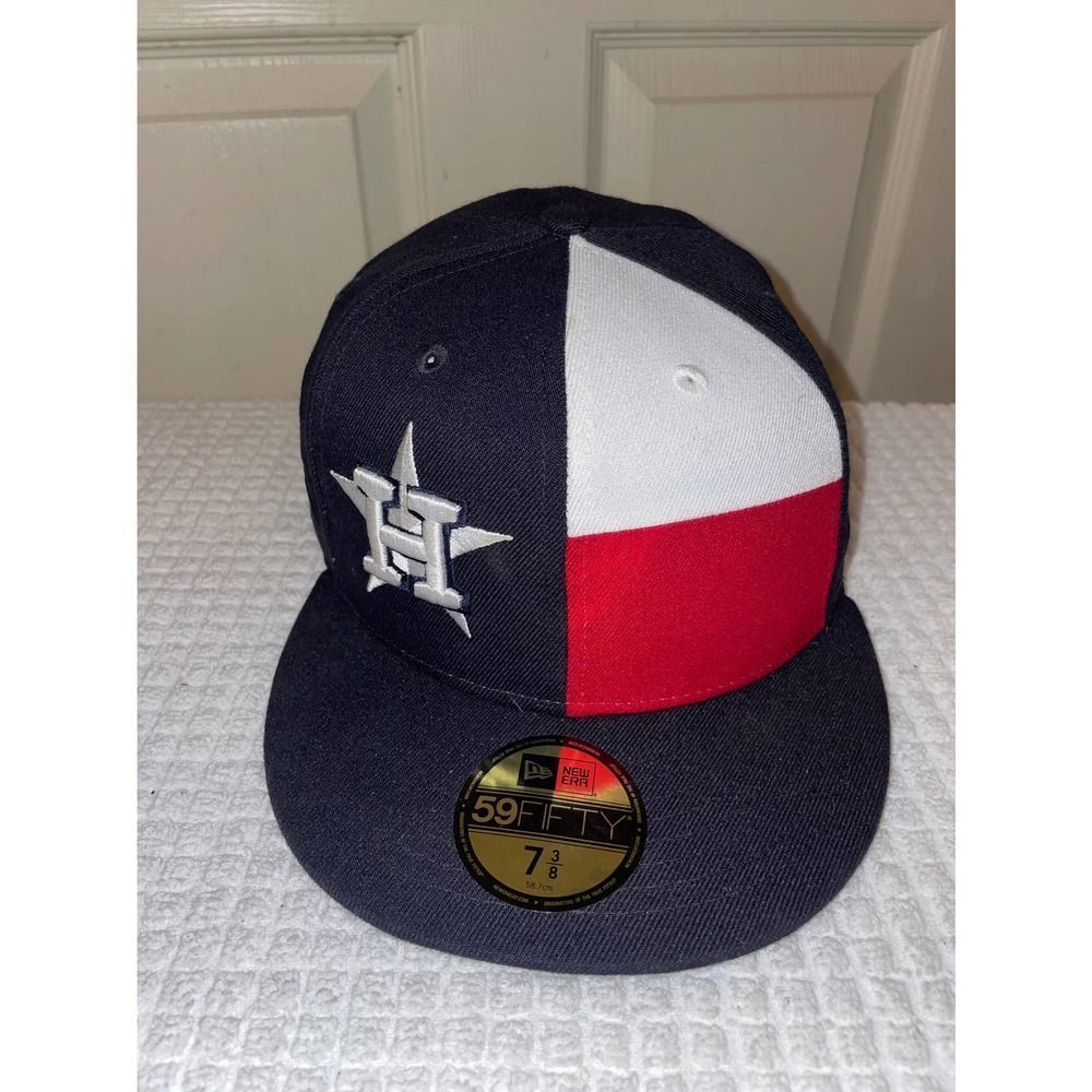 New Era 59Fifty Hat Houston Astros World Series Champions 2017 Fitted Cap 7 3/8 - Picture 2 of 7